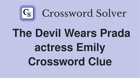 prada competitor Crossword Clue 